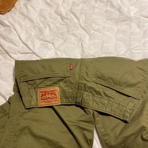 Green/Cream high waisted jeans - Picture 2 of 4